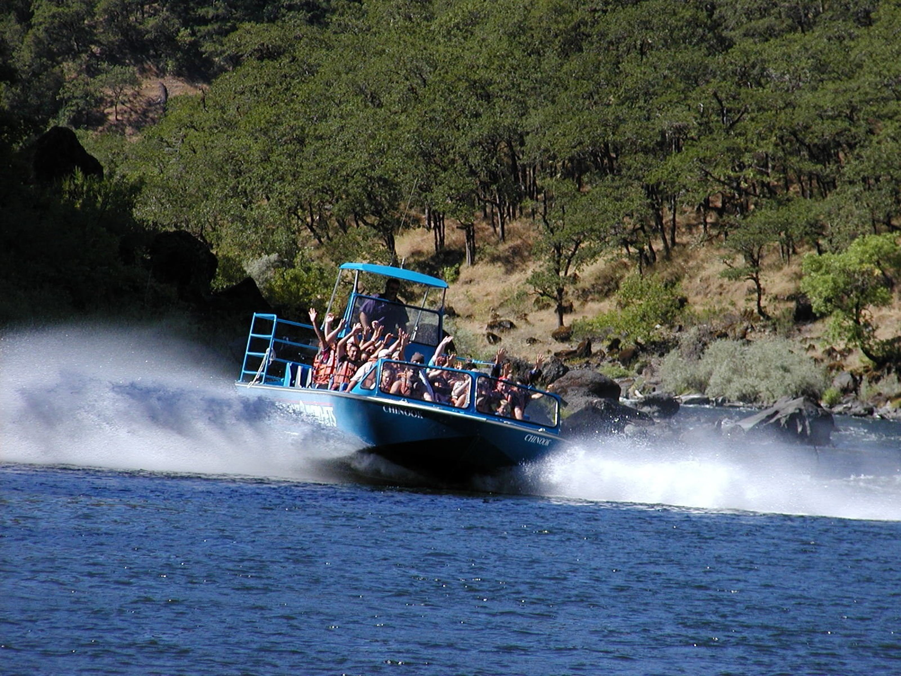 Jerry's Jet boats Blue