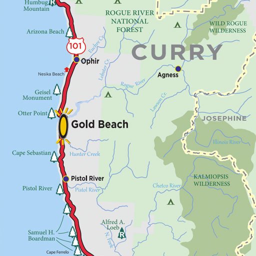 gold beach oregon map Maps Visit Gold Beach gold beach oregon map