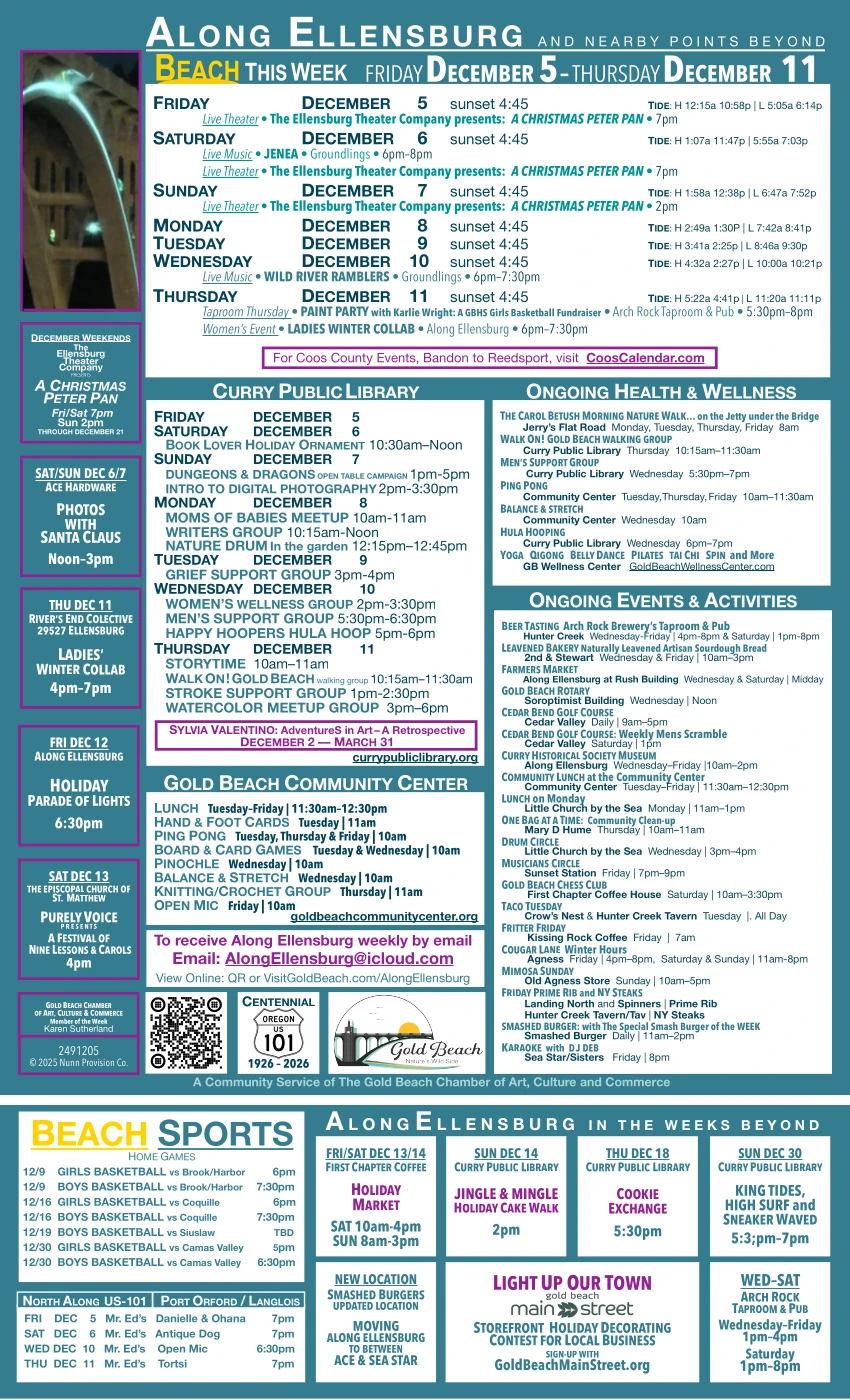 Calendar Of Local Events