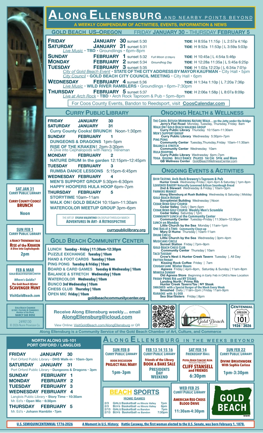 Calendar Of Local Events