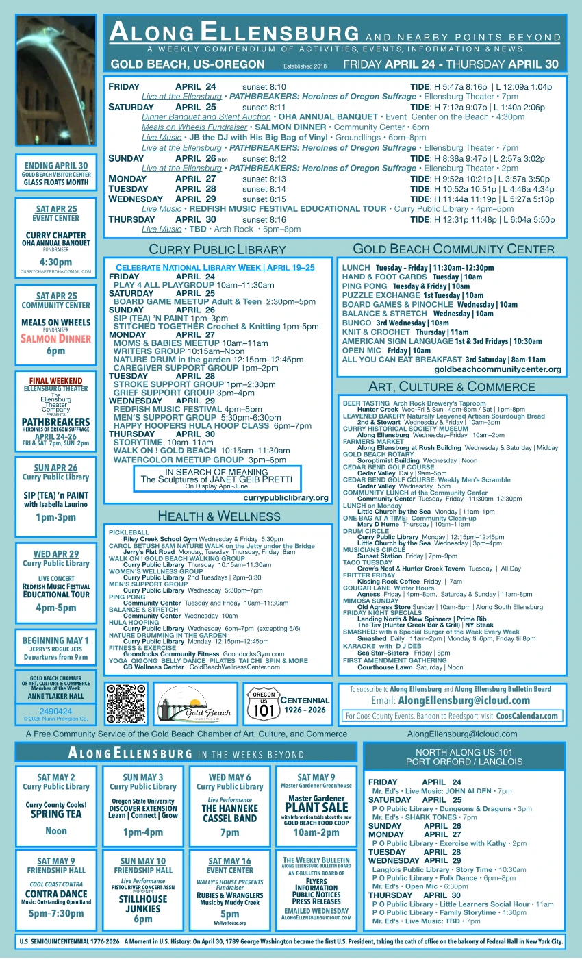 Calendar Of Local Events