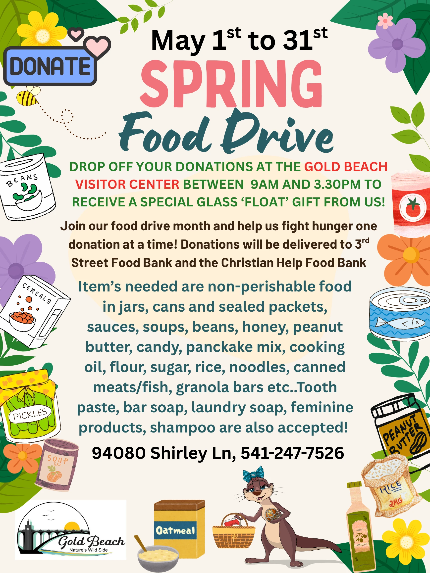 Food Drive2026 poster