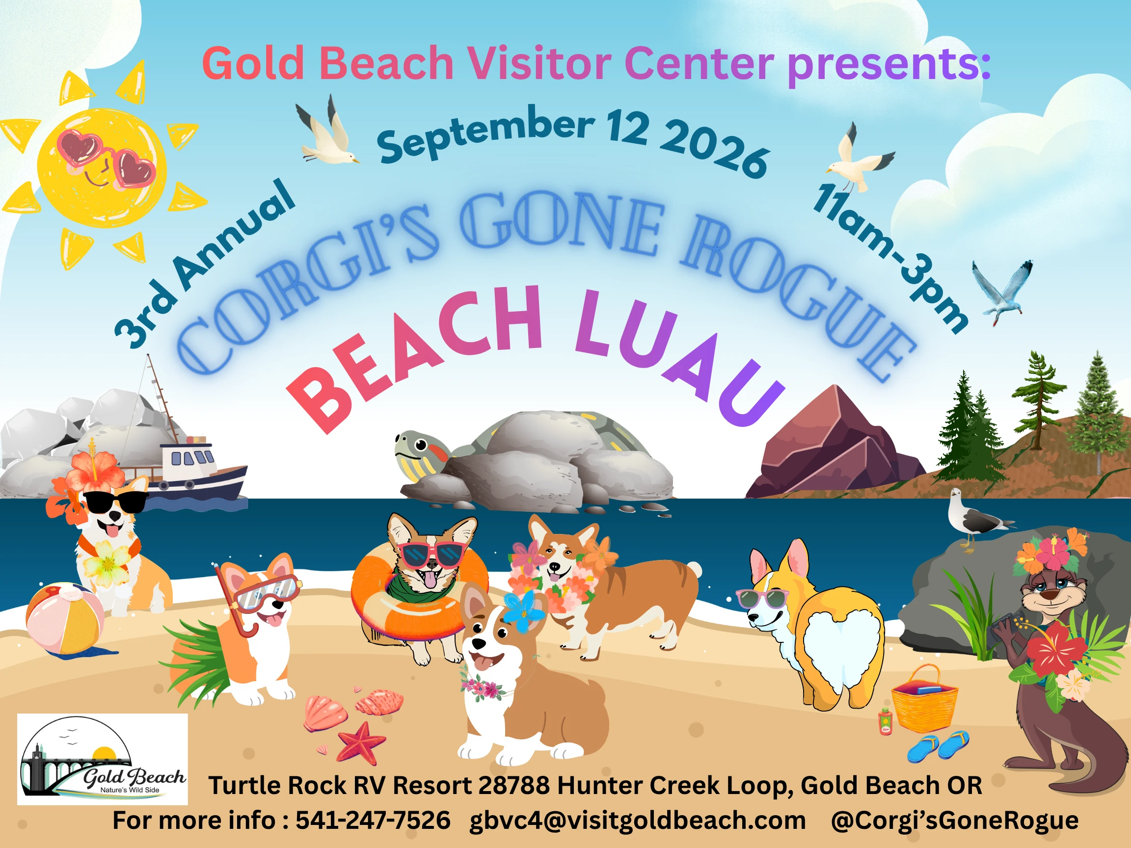 Corgis gone rogue Event poster