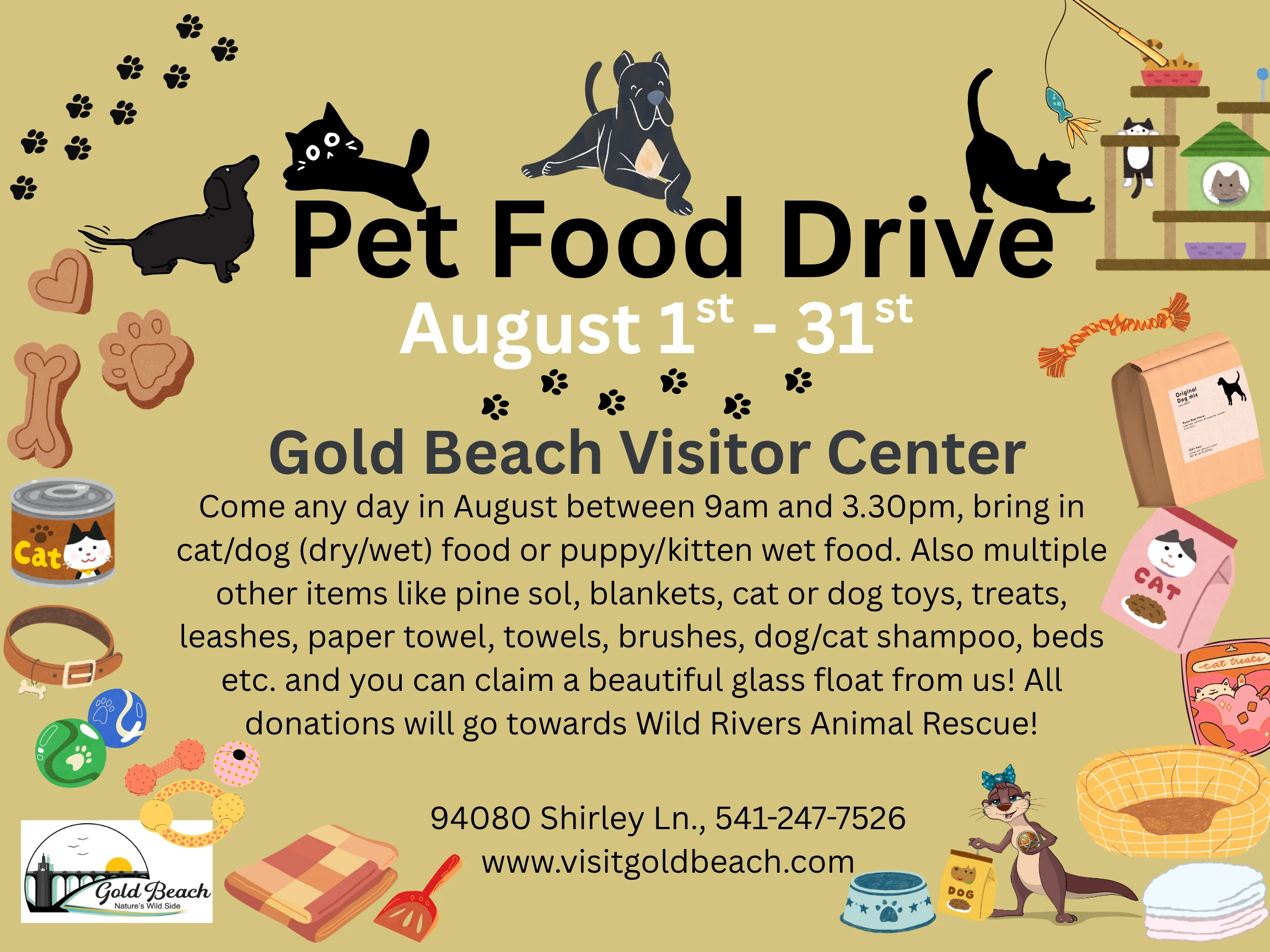 Pet Food Drive poster